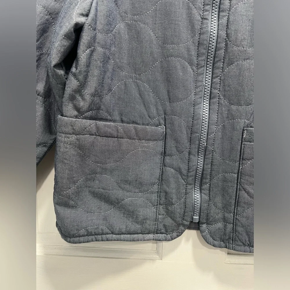 CAT & JACK NWT Blue Quilted Aviation Full Zip Up Jacket Size 6/7 Boys BRAND NEW